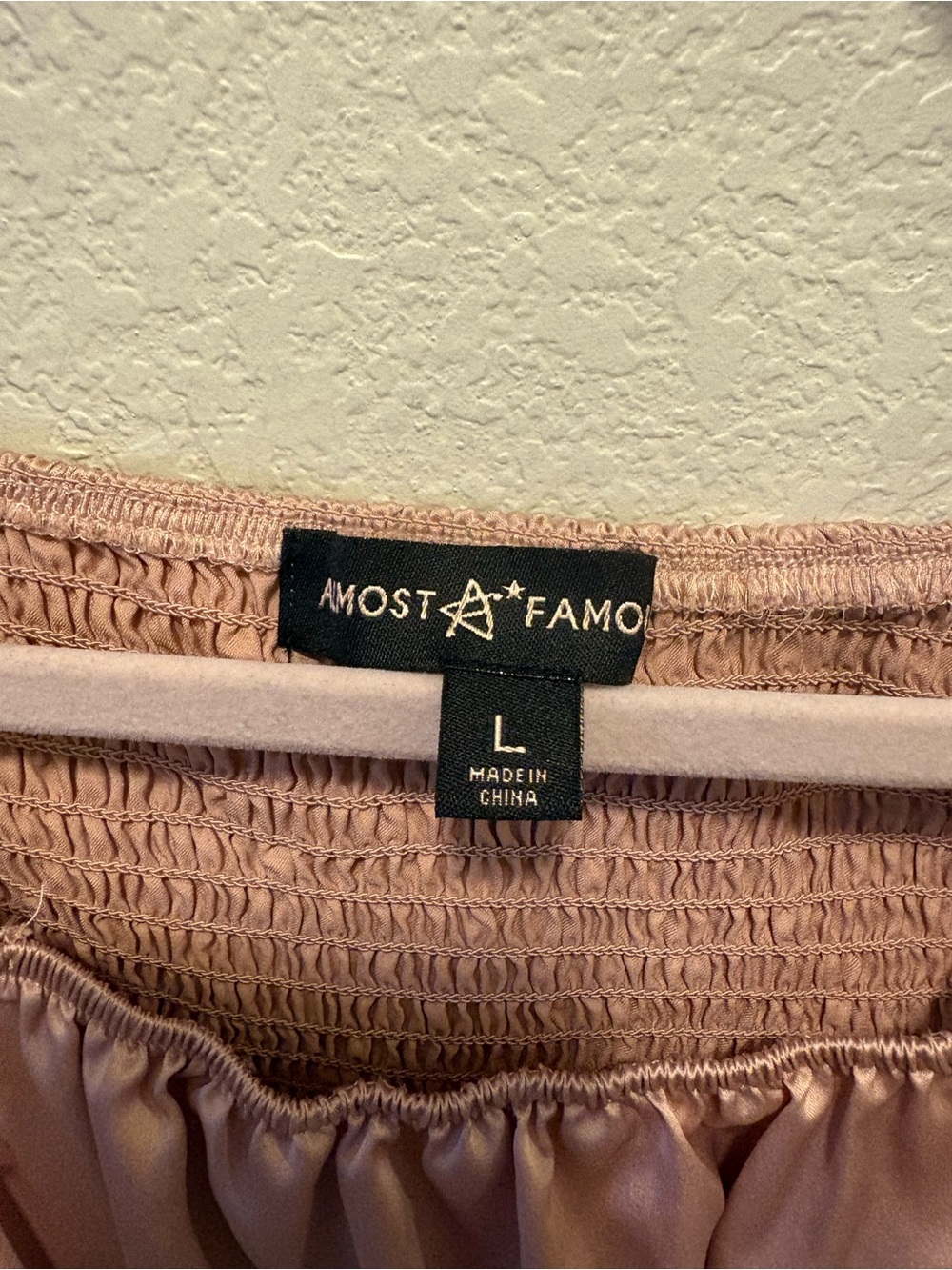 Almost Famous Light Pink Top